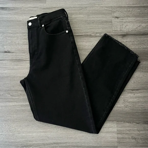 Everlane Women's The Way-High Jean Size 28 Long High-Rise Straight Leg Black - Picture 6 of 15